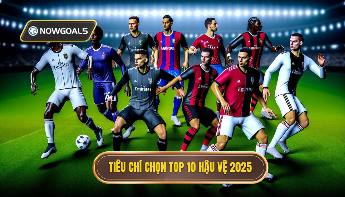 Tiêu chí lựa chọn Top 10 hậu vệ xuất sắc nhất 2025