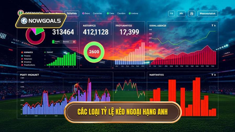 Bảng tổng hợp các loại tỷ lệ kèo Ngoại hạng Anh điển hình