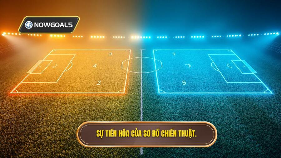 2. Sự tiến hóa của sơ đồ chiến thuật.